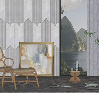 精品客厅设计家具模型 (86)